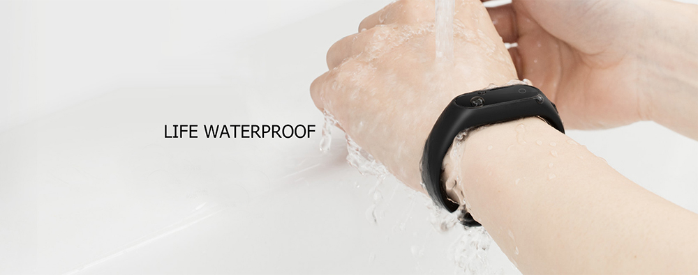 OUKITEL A16 Heart Rate Monitor Smart Bracelet Sleep Track Pedometer Wristband
