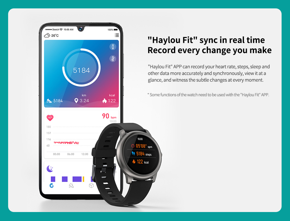 Haylou Solar Smart Watch Global Version 
